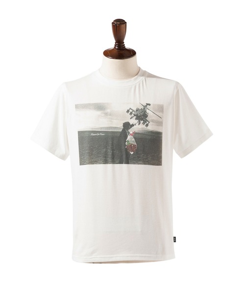 glamb(グラム)の「Flowers T-Shirt / フラワーTシャツ(Tシャツ/カットソー・メンズ・ブラック/カーキ/ホワイト・S/M/L)」の4枚目の写真