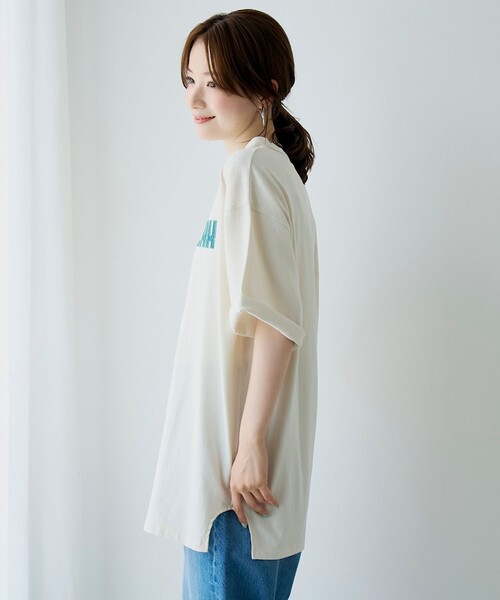 coen(コーエン)の「ヴィンテージライクフットボールTシャツ(Tシャツ/カットソー・メンズ・グレー/ダークグレー/オフホワイト・M/L/XL)」の9枚目の写真