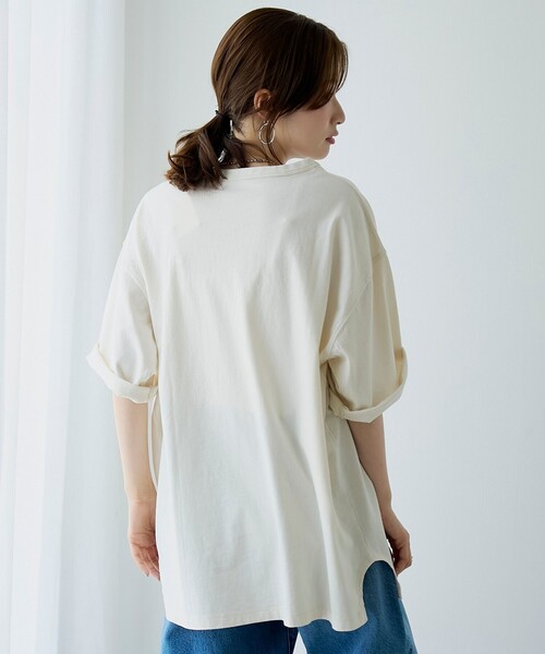 coen(コーエン)の「ヴィンテージライクフットボールTシャツ(Tシャツ/カットソー・メンズ・グレー/ダークグレー/オフホワイト・M/L/XL)」の10枚目の写真