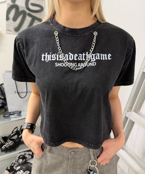 Figments(フィグメンツ)の「ピグメントチェーンロゴT(Tシャツ/カットソー・レディース・その他1/その他2・FREE)」の2枚目の写真