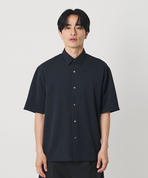 BEAUTY&YOUTH UNITED ARROWS(ビューティーアンドユースユナイテッドアローズ)の「ドライ スムース ジャージー ショートスリーブシャツ 吸水速乾(シャツ/ブラウス・メンズ・ネイビー/ダークグレー・L/XL/S/M)」の7枚目の写真