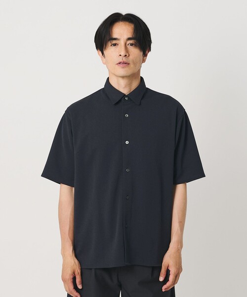 BEAUTY&YOUTH UNITED ARROWS(ビューティーアンドユースユナイテッドアローズ)の「ドライ スムース ジャージー ショートスリーブシャツ 吸水速乾(シャツ/ブラウス・メンズ・ネイビー/ダークグレー・L/XL/S/M)」の10枚目の写真