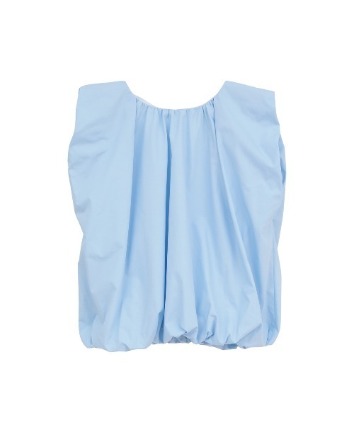 CLANE(クラネ)の「W FACE BALLOON GATHER RIBBON TOPS(シャツ/ブラウス・レディース・サックスブルー/ブラック/ホワイト・2/1)」の11枚目の写真