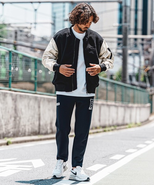felkod(フィルコッド)の「mj11644- Synthetic Leather×Boa Combo MA-1 Jacket MA-1ジャケット(F26A100)(MA-1・メンズ・ブラック/ホワイト×ブラック・S/M/L)」の8枚目の写真