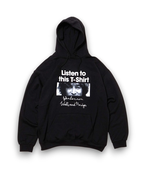 PO HOODIE JOHN LENNON“LISTEN TO THIS”/プルオーバー フーディ