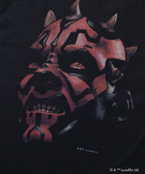 VARIEGATOR(ヴァリゲイター)の「VARIEGATOR / ヴァリゲイター Darth Maul #2 /Tee(Tシャツ/カットソー・レディース・ブラック・LARGE/MEDIUM)」の2枚目の写真