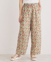 LAURA ASHLEY（ローラアシュレイ）の「【防シワ／ウエストゴム仕様／同柄アイテムあり】デラ オレンジズ柄 パンツ（その他パンツ）」
