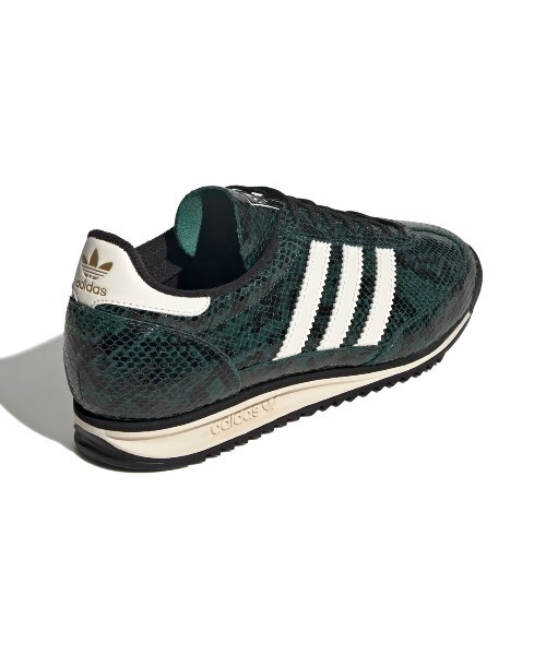 adidas(アディダス)の「アディダス 【adidas】- スニーカー【SL 72 OG W Collegiate Green/Core Black/Cream White JS3982】(スニーカー・レディース・グリーン・25.5cm/23.5㎝)」の2枚目の写真