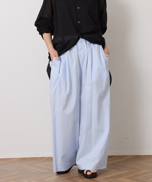 JOURNAL STANDARD LUXE(ジャーナルスタンダード ラックス)の「タイプライター トリーパンツ(その他パンツ・レディース・スカイブルー/チャコールグレー・FREE)」の2枚目の写真