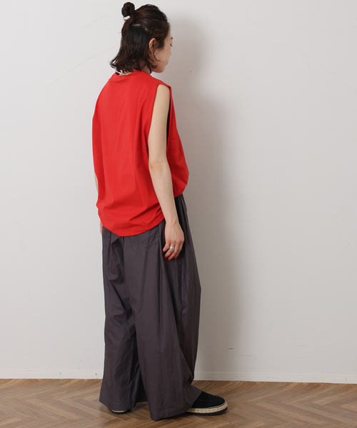 JOURNAL STANDARD LUXE(ジャーナルスタンダード ラックス)の「タイプライター トリーパンツ(その他パンツ・レディース・スカイブルー/チャコールグレー・FREE)」の6枚目の写真