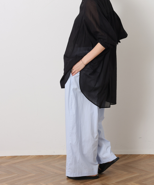 JOURNAL STANDARD LUXE(ジャーナルスタンダード ラックス)の「タイプライター トリーパンツ(その他パンツ・レディース・スカイブルー/チャコールグレー・FREE)」の9枚目の写真