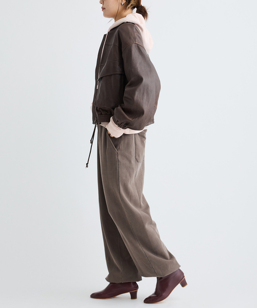 IENA LA BOUCLE(イエナラブークル)の「IENA LA BOUCLE ピグメントバイオスウェットパンツ(スウェットパンツ・レディース・ピンク/ブラウン/グレー・36/38)」の18枚目の写真