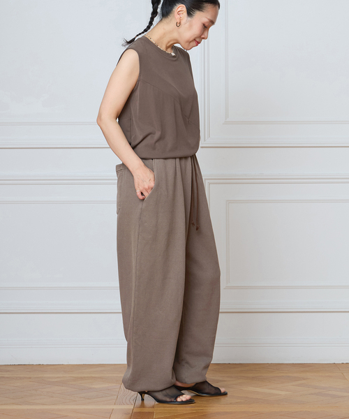 IENA LA BOUCLE(イエナラブークル)の「IENA LA BOUCLE ピグメントバイオスウェットパンツ(スウェットパンツ・レディース・ピンク/ブラウン/グレー・36/38)」の6枚目の写真