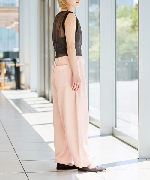 IENA LA BOUCLE（イエナラブークル）の「IENA LA BOUCLE ピグメントバイオスウェットパンツ（スウェットパンツ・レディース・ピンク/ブラウン/グレー・36/38）」の8枚目の写真