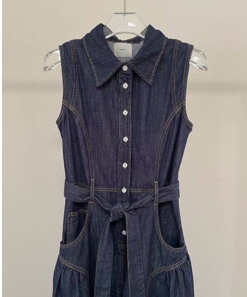 AMAIL(アマイル)の「Vintage Denim Dress(ワンピース・レディース・ブルー・FREE)」の14枚目の写真
