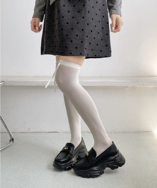Shoes in Closet（シューズインクローゼット）の「【新入荷】+6.5㎝ 軽量 厚底 ゴールドコイン スニーカー ローファー 6554（スニーカー・レディース・ダークブラウン系8/ブラック/ブラック系8・3L/L/LL/M/S）」の8枚目の写真