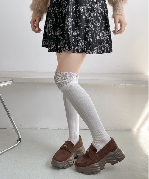 Shoes in Closet（シューズインクローゼット）の「【新入荷】+6.5㎝ 軽量 厚底 ゴールドコイン スニーカー ローファー 6554（スニーカー・レディース・ダークブラウン系8/ブラック/ブラック系8・3L/L/LL/M/S）」の21枚目の写真