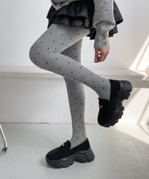 Shoes in Closet（シューズインクローゼット）の「【新入荷】+6.5㎝ 軽量 厚底 ゴールドコイン スニーカー ローファー 6554（スニーカー・レディース・ダークブラウン系8/ブラック/ブラック系8・3L/L/LL/M/S）」の12枚目の写真