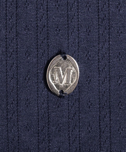 MUHET(ミュエータ)の「eyelet frill cardigan / アイレットフリルカーディガン(カーディガン/ボレロ・レディース・チャコールグレー/ブラウン/ネイビー・FREE)」の9枚目の写真