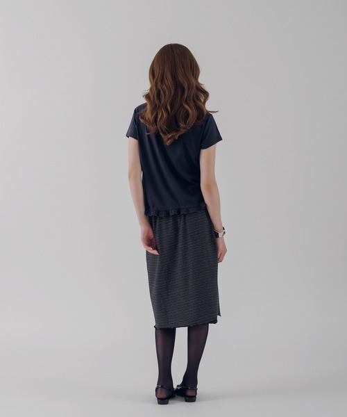 MUHET(ミュエータ)の「eyelet frill cardigan / アイレットフリルカーディガン(カーディガン/ボレロ・レディース・チャコールグレー/ブラウン/ネイビー・FREE)」の19枚目の写真