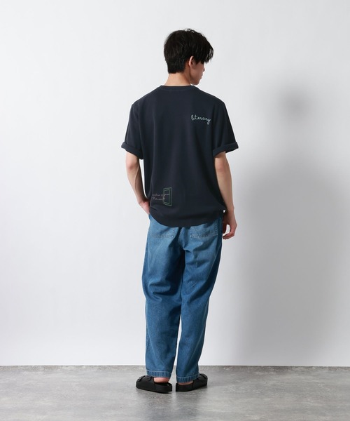 GLOBAL WORK（グローバルワーク）の「スウェットライクオテラク半袖ニットＴ/852730（ニット/セーター・メンズ・ブラウン/グレー/チャコールグレー/ライトグレー・SMALL/MEDIUM/LARGE/X-LARGE）」の6枚目の写真