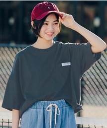【STANDARD me】シームポケット付き綿素材ハーフスリーブＴシャツ