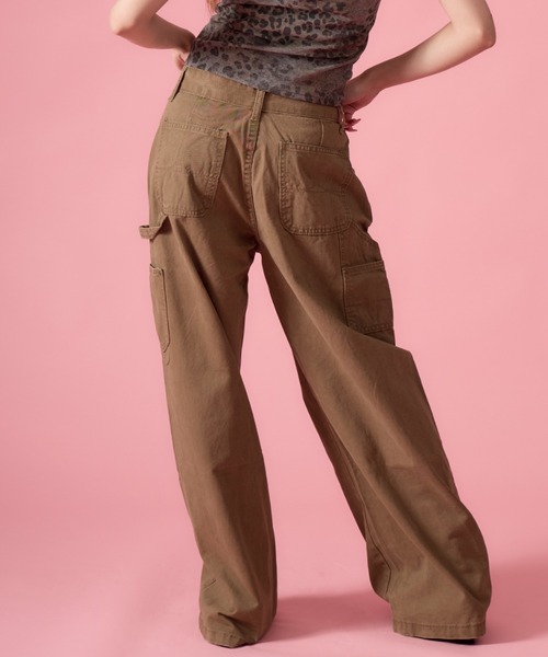 mindseeker girls(マインドシーカーガールズ)の「Carabiner Straight Cotton Pants / カラビナ付きストレートコットンパンツ(カーゴパンツ・レディース・ベージュ/カーキ・S/M)」の7枚目の写真