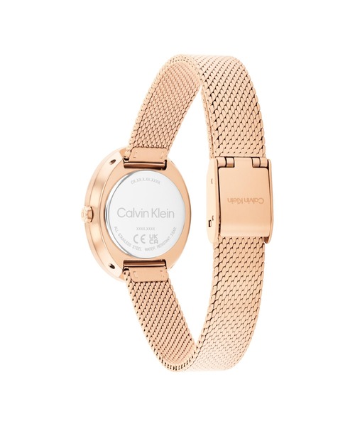 Calvin Klein（カルバン・クライン）の「【Calvin Klein】 カルバンクライン  TWISTED BEZEL 24 レディース ウォッチ（アナログ腕時計・レディース・ピンクゴールド・FREE）」の3枚目の写真