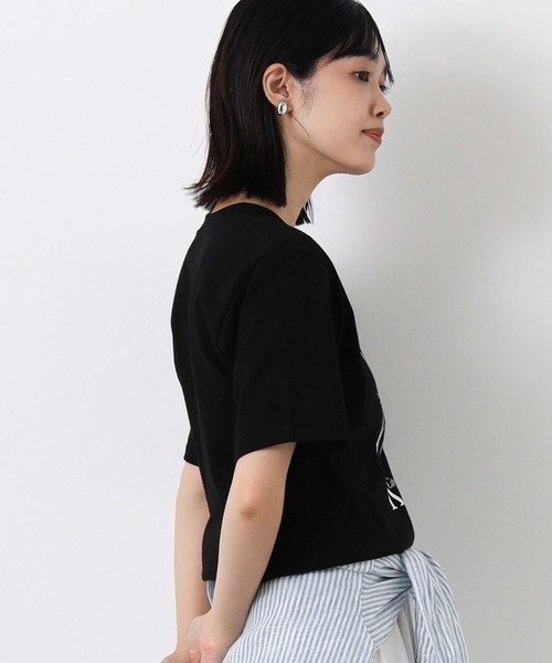 Gready Brilliant（グレディブリリアン）の「タイポロゴプリントＴシャツ（Tシャツ/カットソー・レディース・カーキ/オフホワイト/ブラック・FREE）」の14枚目の写真