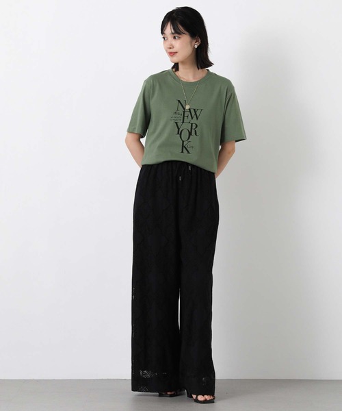 Gready Brilliant（グレディブリリアン）の「タイポロゴプリントＴシャツ（Tシャツ/カットソー・レディース・カーキ/オフホワイト/ブラック・FREE）」の20枚目の写真