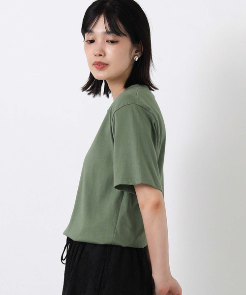 Gready Brilliant（グレディブリリアン）の「タイポロゴプリントＴシャツ（Tシャツ/カットソー・レディース・カーキ/オフホワイト/ブラック・FREE）」の22枚目の写真
