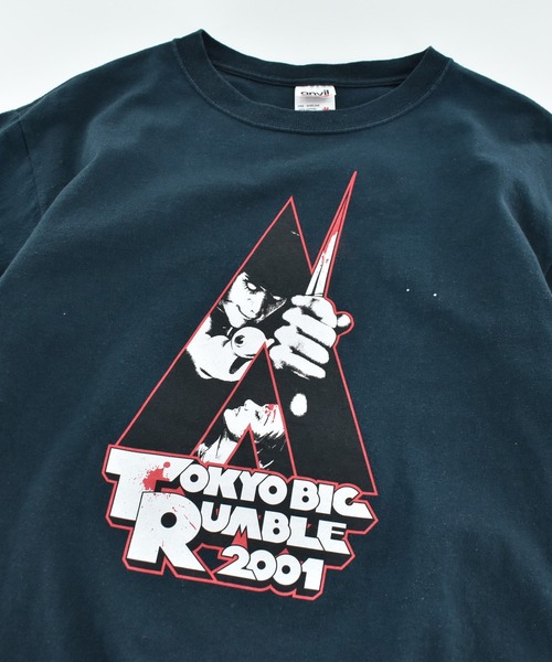 ANVIL(アンヴィル)の「【USED】anvil “TOKYO BIG RUMBLE 2001” フェス バンドT(Tシャツ/カットソー・メンズ・ブラック・MEDIUM)」の2枚目の写真