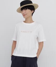 【4色展開】メッセージロゴTシャツ