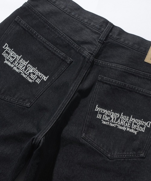XLARGE(エクストララージ)の「BALLOON DENIM PANTS(デニムパンツ・メンズ・ブラック/インディゴブルー・32inch/30inch/34inch/36inch)」の11枚目の写真