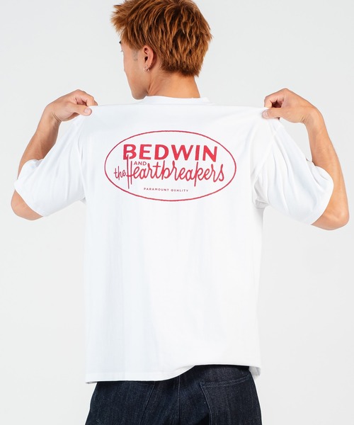 BEDWIN & THE HEARTBREAKERS(ベドウィン アンド ザ ハートブレイカーズ)の「S/S PRINTED TEE "ALEXIS"(Tシャツ/カットソー・メンズ・バーガンディー/ネイビー・SMALL/X-LARGE/LARGE)」の2枚目の写真