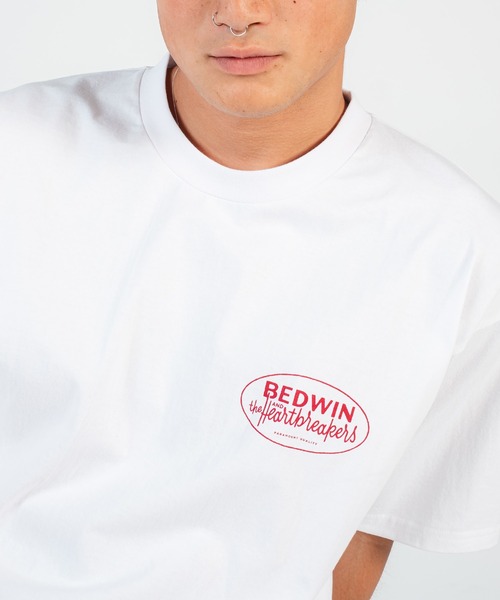 BEDWIN & THE HEARTBREAKERS(ベドウィン アンド ザ ハートブレイカーズ)の「S/S PRINTED TEE "ALEXIS"(Tシャツ/カットソー・メンズ・バーガンディー/ネイビー・SMALL/X-LARGE/LARGE)」の16枚目の写真