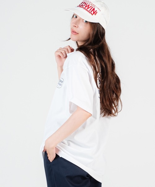 BEDWIN & THE HEARTBREAKERS(ベドウィン アンド ザ ハートブレイカーズ)の「S/S PRINTED TEE "ALEXIS"(Tシャツ/カットソー・メンズ・バーガンディー/ネイビー・SMALL/X-LARGE/LARGE)」の4枚目の写真