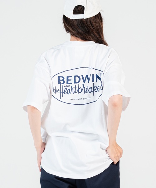 BEDWIN & THE HEARTBREAKERS(ベドウィン アンド ザ ハートブレイカーズ)の「S/S PRINTED TEE "ALEXIS"(Tシャツ/カットソー・メンズ・バーガンディー/ネイビー・SMALL/X-LARGE/LARGE)」の5枚目の写真
