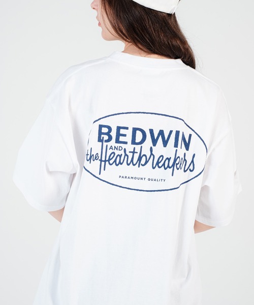 BEDWIN & THE HEARTBREAKERS(ベドウィン アンド ザ ハートブレイカーズ)の「S/S PRINTED TEE "ALEXIS"(Tシャツ/カットソー・メンズ・バーガンディー/ネイビー・SMALL/X-LARGE/LARGE)」の8枚目の写真
