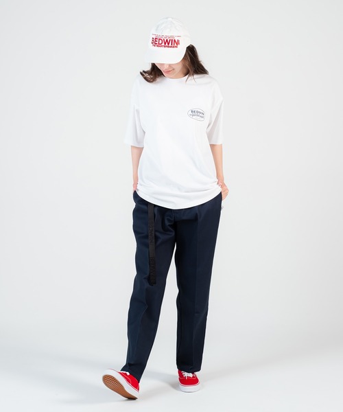 BEDWIN & THE HEARTBREAKERS(ベドウィン アンド ザ ハートブレイカーズ)の「S/S PRINTED TEE "ALEXIS"(Tシャツ/カットソー・メンズ・バーガンディー/ネイビー・SMALL/X-LARGE/LARGE)」の19枚目の写真