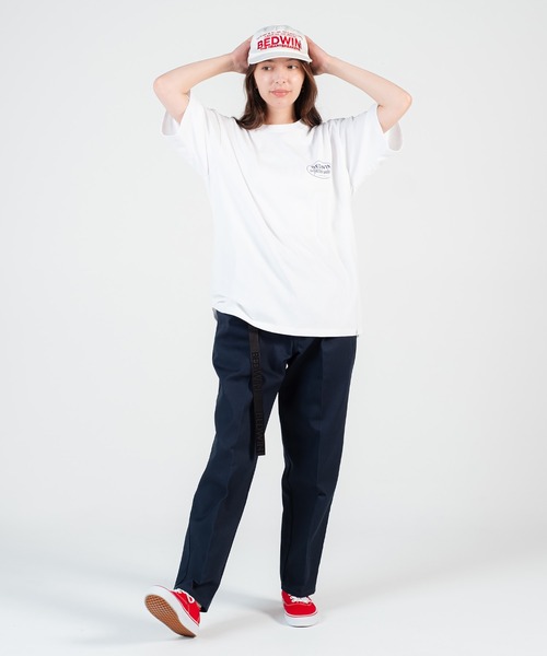 BEDWIN & THE HEARTBREAKERS(ベドウィン アンド ザ ハートブレイカーズ)の「S/S PRINTED TEE "ALEXIS"(Tシャツ/カットソー・メンズ・バーガンディー/ネイビー・SMALL/X-LARGE/LARGE)」の20枚目の写真