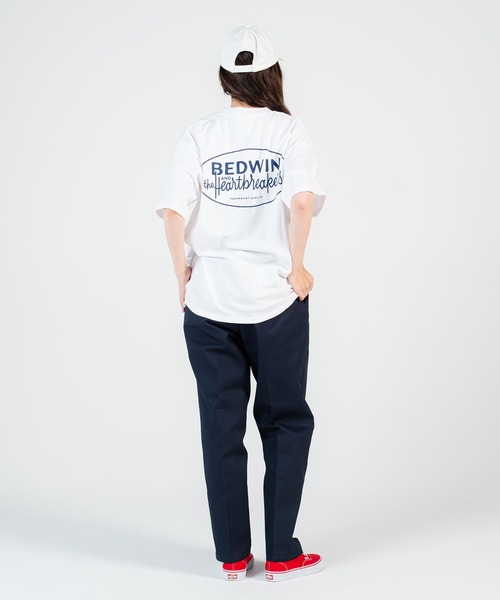 BEDWIN & THE HEARTBREAKERS(ベドウィン アンド ザ ハートブレイカーズ)の「S/S PRINTED TEE "ALEXIS"(Tシャツ/カットソー・メンズ・バーガンディー/ネイビー・SMALL/X-LARGE/LARGE)」の22枚目の写真