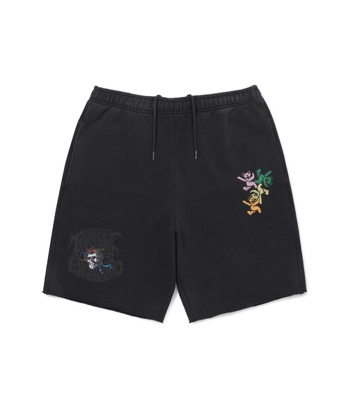 thisisneverthat(ディスイズネバーザット)の「GD Ol' Dancing Bears Washed Sweat Short(スウェットパンツ・メンズ・ブラック系その他/インディゴブルー・XL/L/M/S)」の1枚目の写真