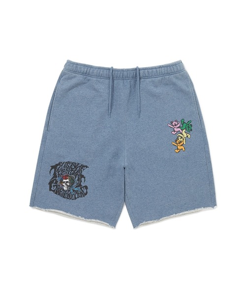 thisisneverthat(ディスイズネバーザット)の「GD Ol' Dancing Bears Washed Sweat Short(スウェットパンツ・メンズ・ブラック系その他/インディゴブルー・XL/L/M/S)」の2枚目の写真