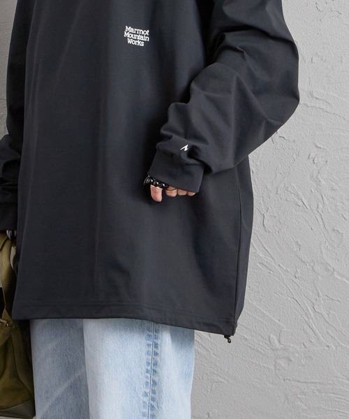 MARMOT（マーモット）の「[Marmot/マーモット] 別注 バーティカルロゴ バックプリントロンT（Tシャツ/カットソー・レディース・ベージュ/ブラック/ホワイト・XL/S/L/M）」の22枚目の写真