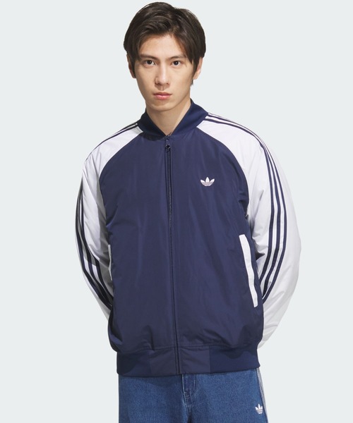 adidas(アディダス)の「ナイロン PD JKT/ アディダスオリジナルス adidas Originals(ブルゾン・メンズ・ブルー・XX-LARGE/3XL/LARGE/MEDIUM/SMALL/X-LARGE/X-SMALL)」の3枚目の写真