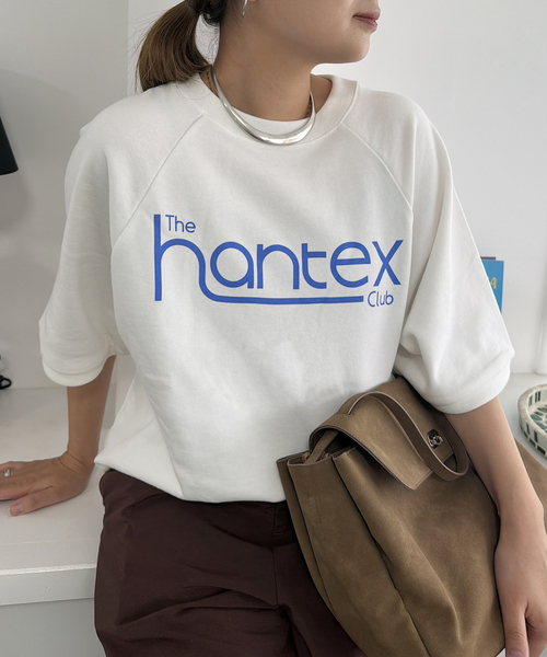 HANDTEX(ハンドテックス)の「別注【HANDTEX/ハンドテックス】for JS S/S ロゴスウェットプルオーバー(Tシャツ/カットソー・レディース・ホワイト/ホワイト系その他/グレー/チャコールグレー・FREE)」の10枚目の写真