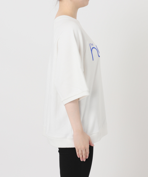 HANDTEX(ハンドテックス)の「別注【HANDTEX/ハンドテックス】for JS S/S ロゴスウェットプルオーバー(Tシャツ/カットソー・レディース・ホワイト/ホワイト系その他/グレー/チャコールグレー・FREE)」の16枚目の写真
