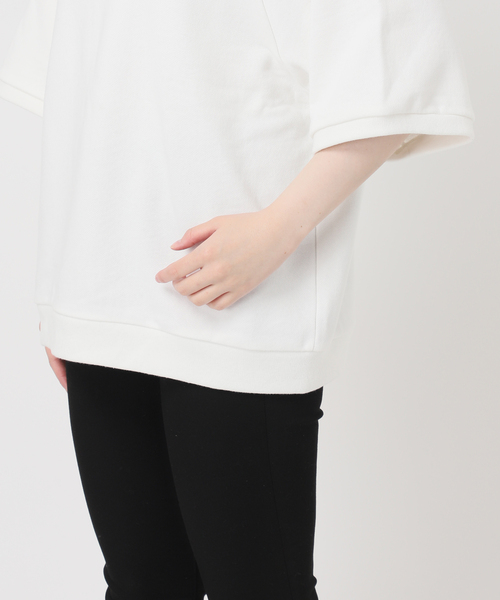 HANDTEX(ハンドテックス)の「別注【HANDTEX/ハンドテックス】for JS S/S ロゴスウェットプルオーバー(Tシャツ/カットソー・レディース・ホワイト/ホワイト系その他/グレー/チャコールグレー・FREE)」の18枚目の写真
