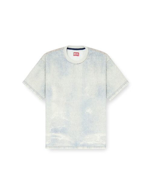 DIESEL(ディーゼル)の「メンズ ジョグ トップ D-BOX JOGG(Tシャツ/カットソー・メンズ・インディゴブルー・MEDIUM/X-SMALL/XX-LARGE/X-LARGE/SMALL/LARGE)」の5枚目の写真